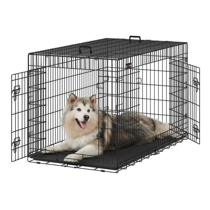 FEANDREA S-XXXL Hundekäfig mit 2 Türen
