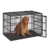 FEANDREA Hundekäfig Hundebox für mittelgroße und große Hunde 1,22 m, 75 cm, 80 cm