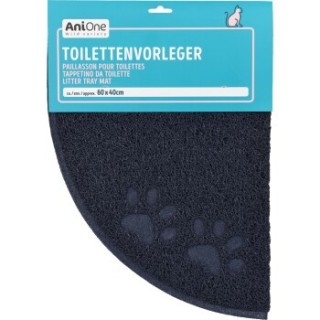 AniOne Toilettenvorleger halbrund 40x60 cm dunkelblau