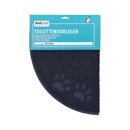 AniOne Toilettenvorleger halbrund 40x60 cm dunkelblau