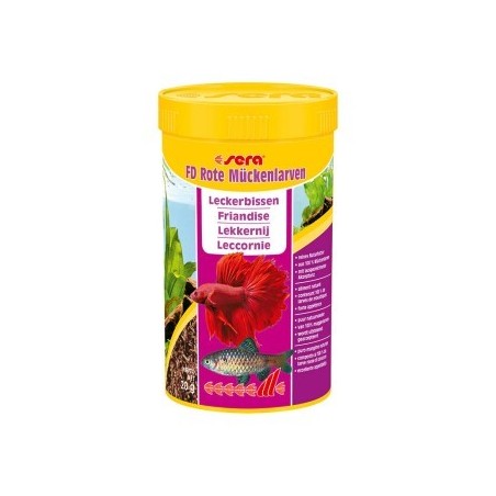 Sera FD Rote Mückenlarven 250ml