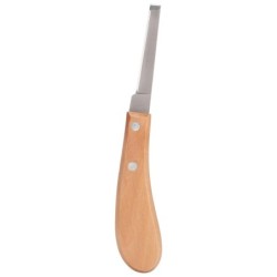 Hufmesser-Trimmwerkzeug aus Kohlenstoffstahl mit gerader Klingenform für den Einsatz bei Rindern und Pferden (Rechte Hand)