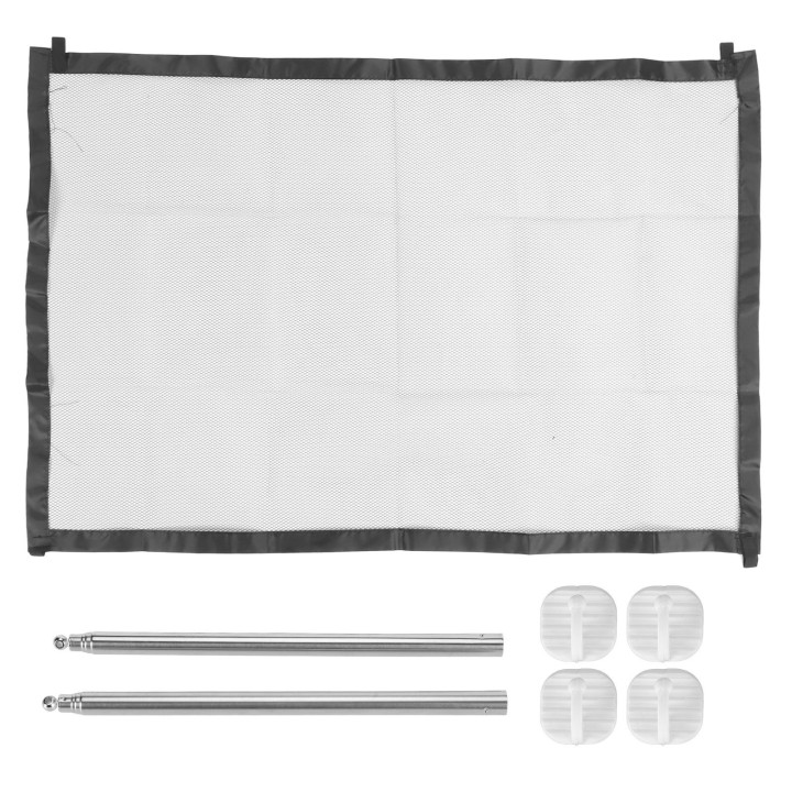 Mesh-Hundetor Punch Free Pet Safety Gate Baby Gates für Treppen, Türen, Flure, Haus, Innen Small