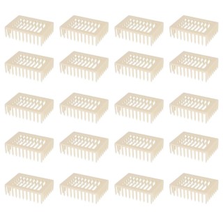 20Pcs Kunststoff Quadratische Form Königin Aufzucht Box Bee Käfig Imker Werkzeug Bienenzucht Ausrüstung