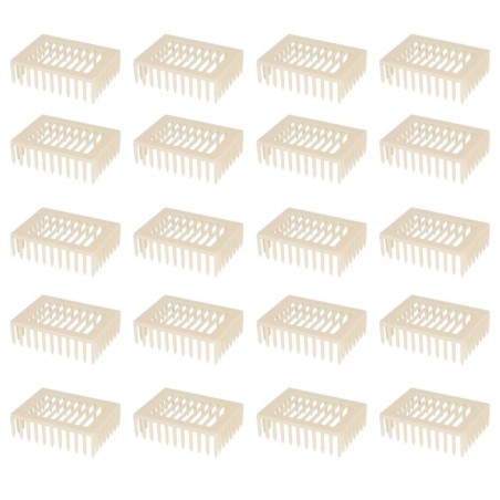 20Pcs Kunststoff Quadratische Form Königin Aufzucht Box Bee Käfig Imker Werkzeug Bienenzucht Ausrüstung