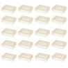 20Pcs Kunststoff Quadratische Form Königin Aufzucht Box Bee Käfig Imker Werkzeug Bienenzucht Ausrüstung