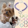 (HJFG) Süßes Haustier-Schmuck-Perlenhalsband, 1 Stück Haustier-Perlenhalsband für kleine Haustier-Katzen-Hundehalsband-Hundek