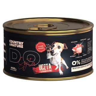 COUNTRY&NATURE Rotes Fleisch-Schmaus Nassfutter für Hunde 400 g