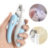 Professionelle Haustier-Nagelknipser mit LED-Licht, Haustier-Klauenpflegeschere für Hunde, Katzen, Kleintiere, Pfoten-Nagelsc