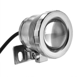 12V 5W RGB wasserdicht Aquarium LED Strahler Lampe für Aquarium Pool Garten Unterwasser Silber