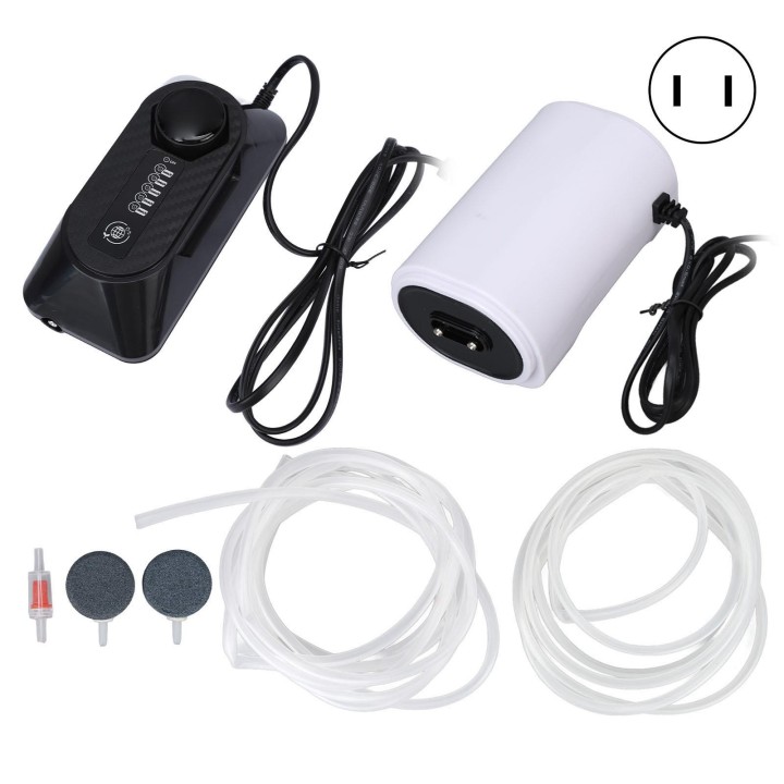 Aquarium Ozonisator Einstellbare Wasserreinigung Mini Aquarium Ozongenerator für Geruchsalgenentfernung