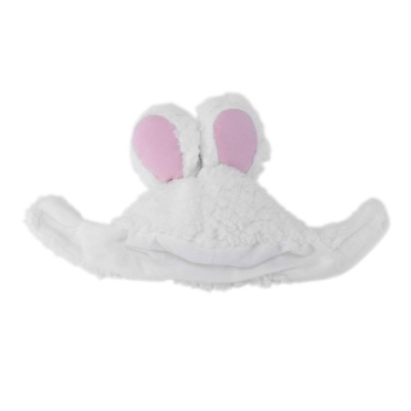 Kaninchenmütze mit Ohren für Katzenplüsch, süßes Kostüm, Hasenkopfbedeckung für kleine Tiere, Halloween