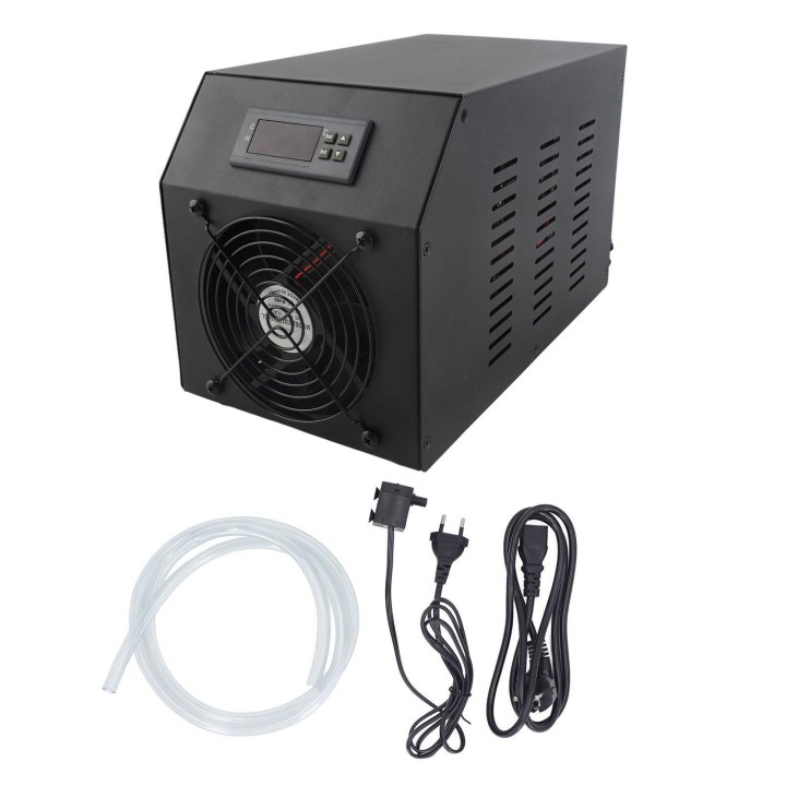 Aquarium-Kühler, 16 Gallonen, 60 l, 14 PS, für Hydrokultur-System, Wasser, Fischtank, Kühlsystem, Heizung 2 EU