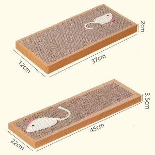 Kratzbrett für Katzen, Katzenkarton, Matte, Schaber, Schleifklauen, Spielzeug für Katzenkratzbrett, Katzenmöbelschutz, Katzen