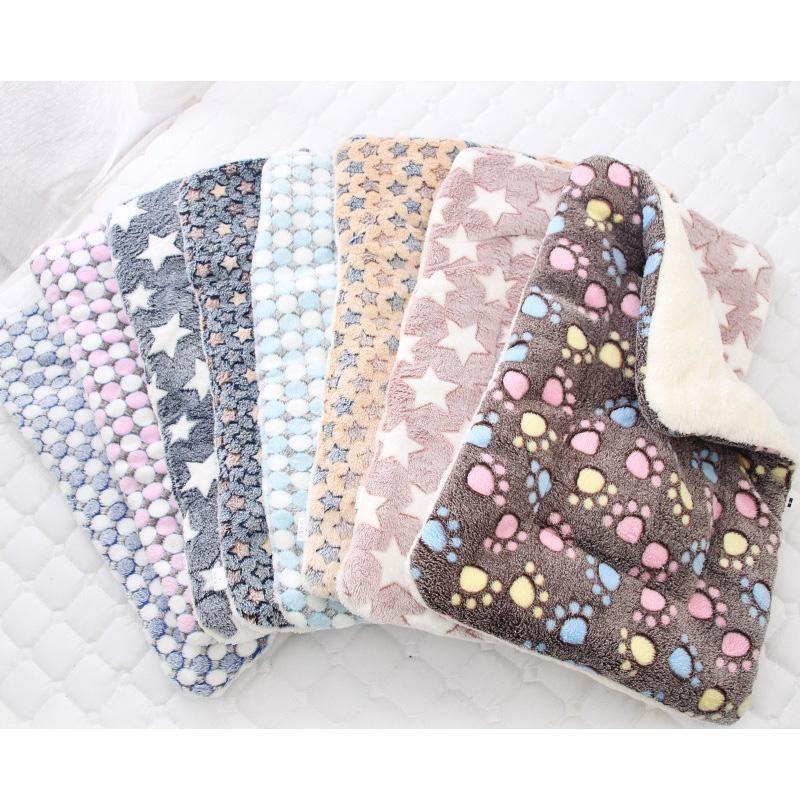 Hundebett Haustier Kissen Decke Weiche Fleece Katzenkissen Welpen Sofa Matte Pads Winter C