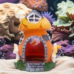Pilz-Muschel-Haus-Unterschlupf für Aquarium, Landschaftsgestaltung, Dekoration für Aquarium, Dekor, Aquarium-Ornament, Fisch-