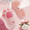 3 in 1 Haustierbürste Katze Dampfbürste Kamm Hundebürste Elektrisches Spray Katzenhaarbürsten Massage Hundesalon Haarentfernu
