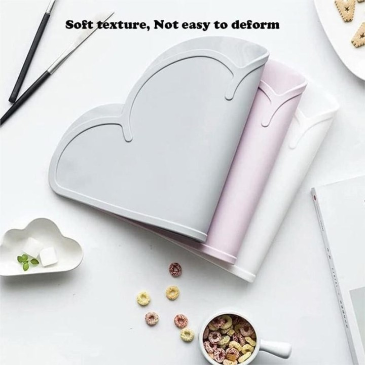 Silikon-Napfmatte für Hunde und Katzen mit hohen Lippen, antihaftbeschichtet, wasserdicht, Futterunterlage für Welpen, Futter