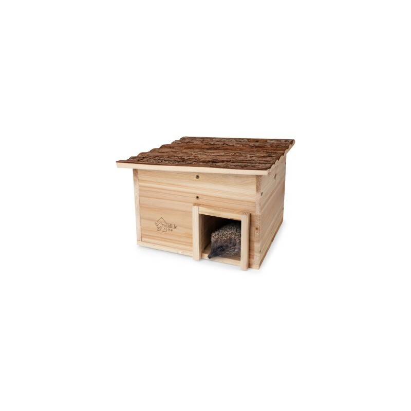 WILDLIFE HOME Igelhaus mit Rindendach