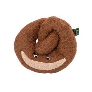 HUNTER Hunde-Spielzeug BELEM Brezel braun, Länge: ca. 19 cm