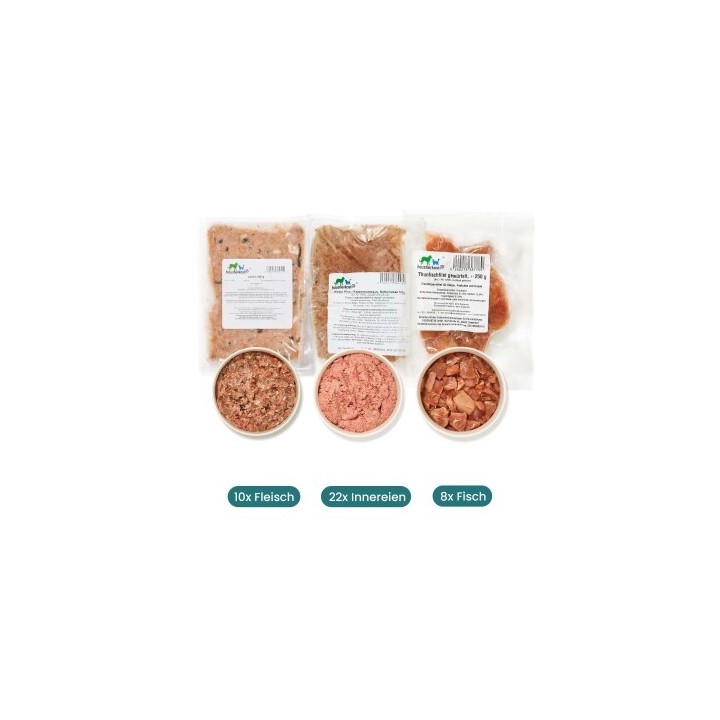 haustierkost.de Schlemmer Paket KATZE Frostfutter 15 kg