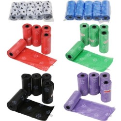 5 Stück/Rolle Haustier-Hundebeutel-Spender für Haustier-Kotbeutel, Produkte für Hunde, Haustiere blau