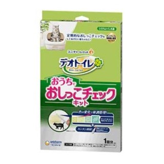 Unicharm Deo Cat System Toilet Pee Check Kit à 1 Portion x 18 Stück Toilette, Nur, Zuhause,