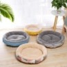 Rundes Hundebett, Hundematte, langes Plüsch-Katzennest, Hundekorb, Haustierkissen, weich, warm, für den Winter