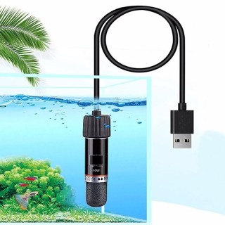 USB-Mini-Aquarium-Heizstab für kleine Fische Tank 26 °C Konstante Temperatur Aquarium Heizung Tauchthermostat Heizung 10W one