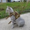 Taktisches Katzen-Kleinhundehalsbandgeschirr, verstellbar, 600D Nylon, für Haustiere, Traktion, Kätzchen, ausbruchsichere Kat