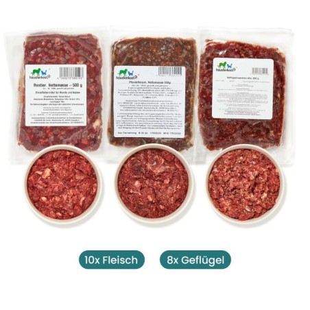 haustierkost.de Katze Allergie Frostfutter Menü 9 kg