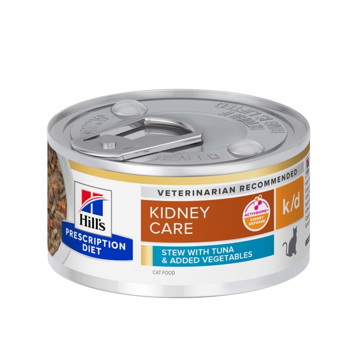 Hill's k/d Kidney Care Ragout Katzenfutter - Huhn & Gemüse - 24 x 82 g