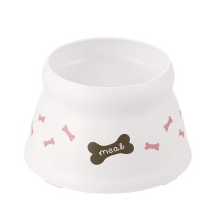 Richel Hundenapf mit auslaufsicheren Beinen der Größe S, weiß, weiß