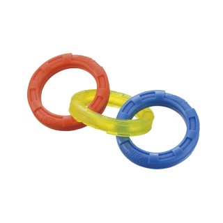Richell Hundespielzeug Nerf Dog Three Ring Tag 10.5i