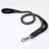 Petio Grande doppelt gepolsterte Hundeleine, schwarz, für große Hunde, 20 mm schwarz