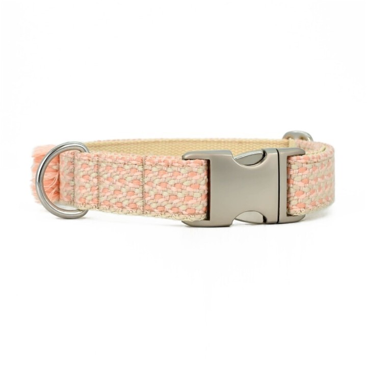 THE DOG IDEA Boho Halsband Blush Berry M
