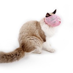 Katzenmaulkörbe, Mehrzweck-Katzenmaulkorb, verstellbarer Bisswiderstand, atmungsaktives Netzgewebe, Katzenmaulabdeckung für K