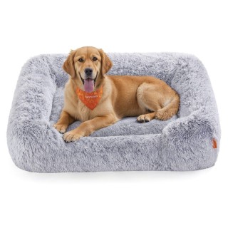 FEANDREA Hundebett M-XL Bezug abnehmbar maschinenwaschbar XL