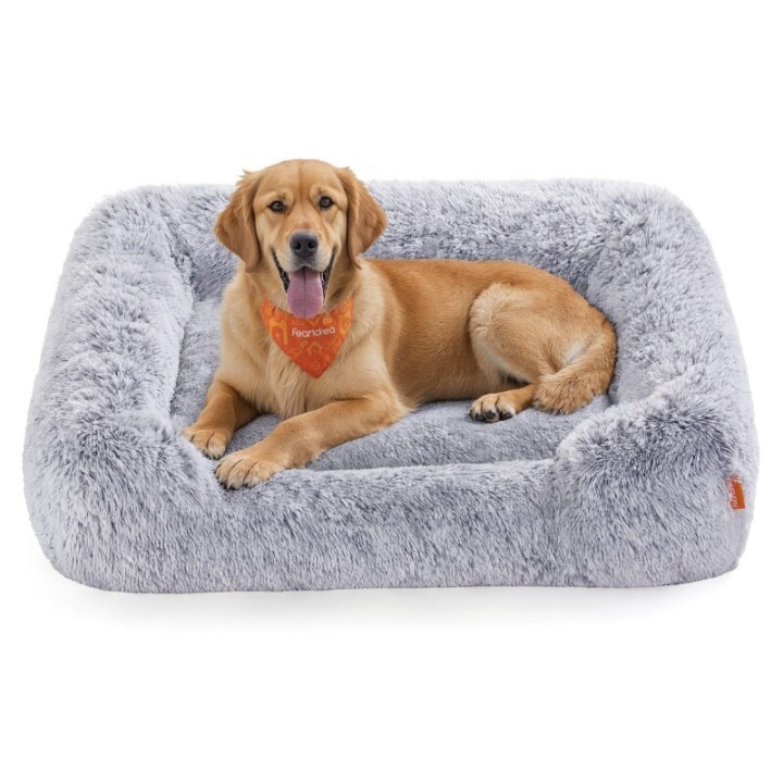 FEANDREA Hundebett M-XL Bezug abnehmbar maschinenwaschbar XL