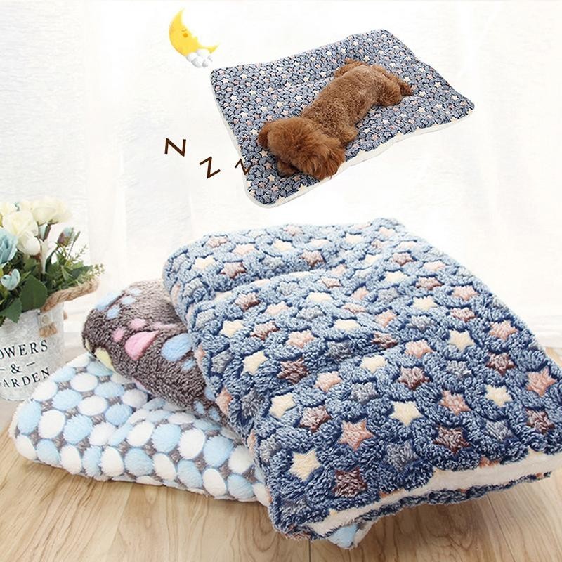 Weiches Fleece-Katzenkissen, Welpen-Sofakissen, Hundebett, Haustierkissen, Decke, Heimtierbedarf