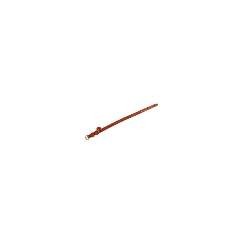 Cloud7® Hunde-Halsband Prince Park cognac/pink, Gr. XXS, Breite: ca. 1,2 cm, Halsumfang: ca. 17 - 22 cm