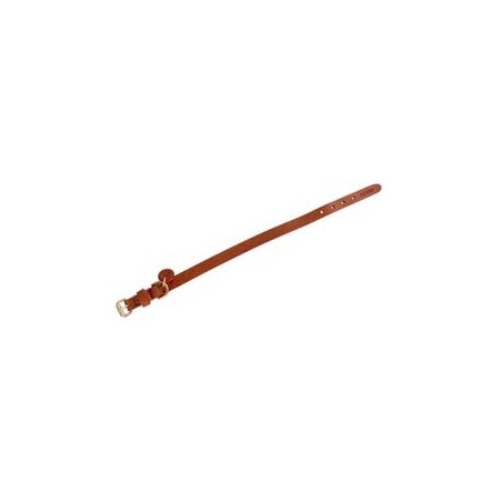 Cloud7® Hunde-Halsband Prince Park cognac/pink, Gr. XXS, Breite: ca. 1,2 cm, Halsumfang: ca. 17 - 22 cm