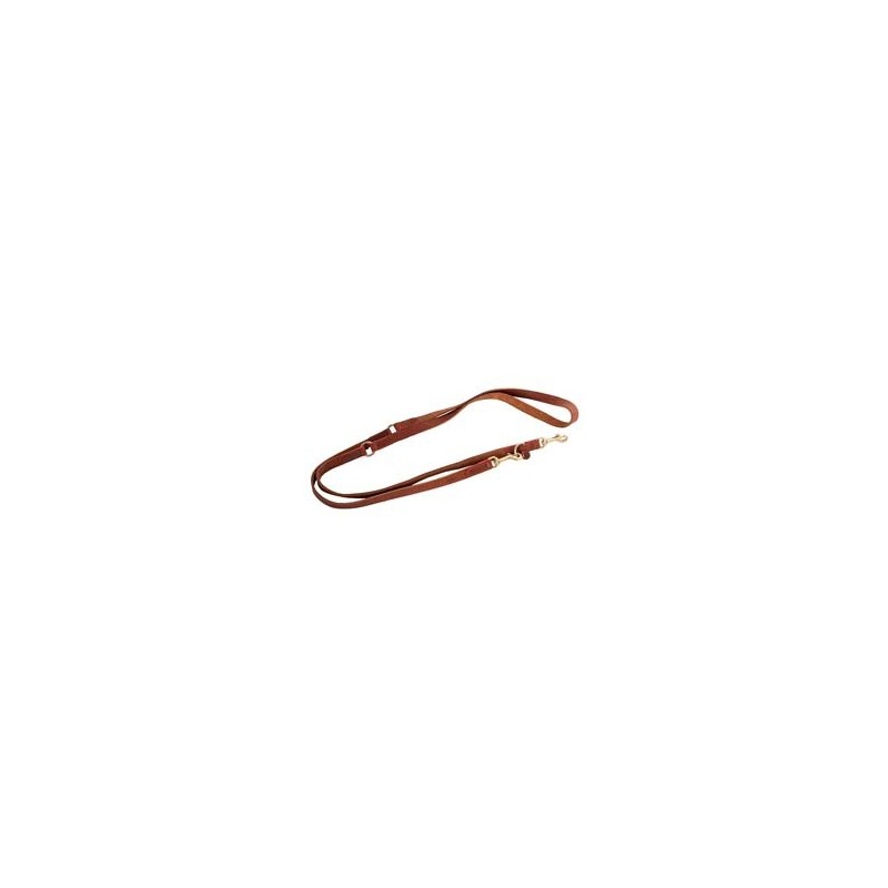 Cloud7® Hundeleine Prince Park cognac/pink, Breite: ca. 1,2 cm, Länge: ca. 220 cm