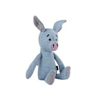 HUNTER Hunde-Spielzeug Marle Schwein grau, Länge: ca. 30 cm