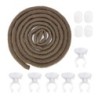 Künstliche Reptil Klettern Zweig Flexible Dschungel 9,84 ft Rattan Lange Reben Lebensraum Decor(L) Large