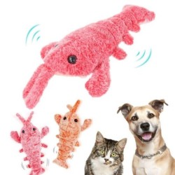 Interaktives Hundespielzeug mit Floppy-Hummer, wiederaufladbar über USB, Vibrationsmodi, Katzenspielzeug, elektrisch, realist