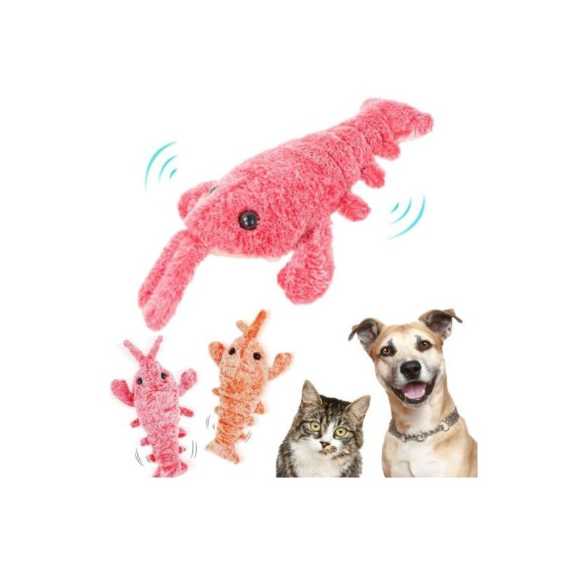 Interaktives Hundespielzeug mit Floppy-Hummer, wiederaufladbar über USB, Vibrationsmodi, Katzenspielzeug, elektrisch, realist