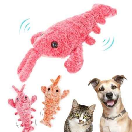 Interaktives Hundespielzeug mit Floppy-Hummer, wiederaufladbar über USB, Vibrationsmodi, Katzenspielzeug, elektrisch, realist