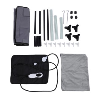 Beheiztes Katzenhaus für draußen, faltbarer Katzenunterstand mit Heizkissen, winddicht, regendicht, kratzfest