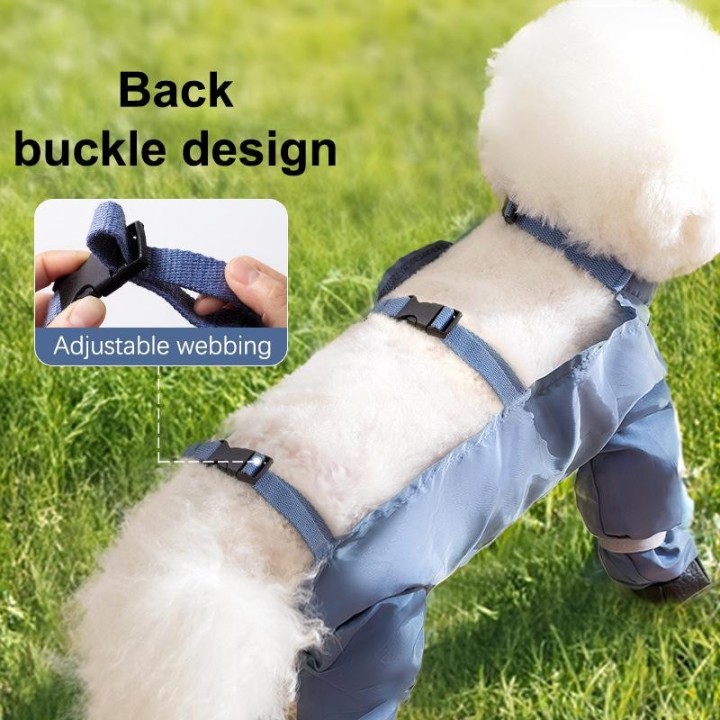 Hosenträgerstiefel für Hunde, einfache, wasserdichte Hunderegenstiefel, verstellbare Passform, Hundeschuhe, Outdoor-Haustier-